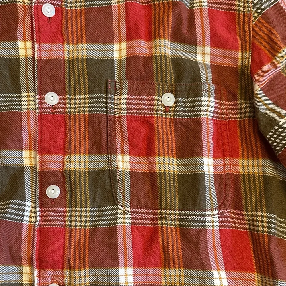 J Crew Wallace & Barnes Flannel Men's Shirt - Picture 3 of 5